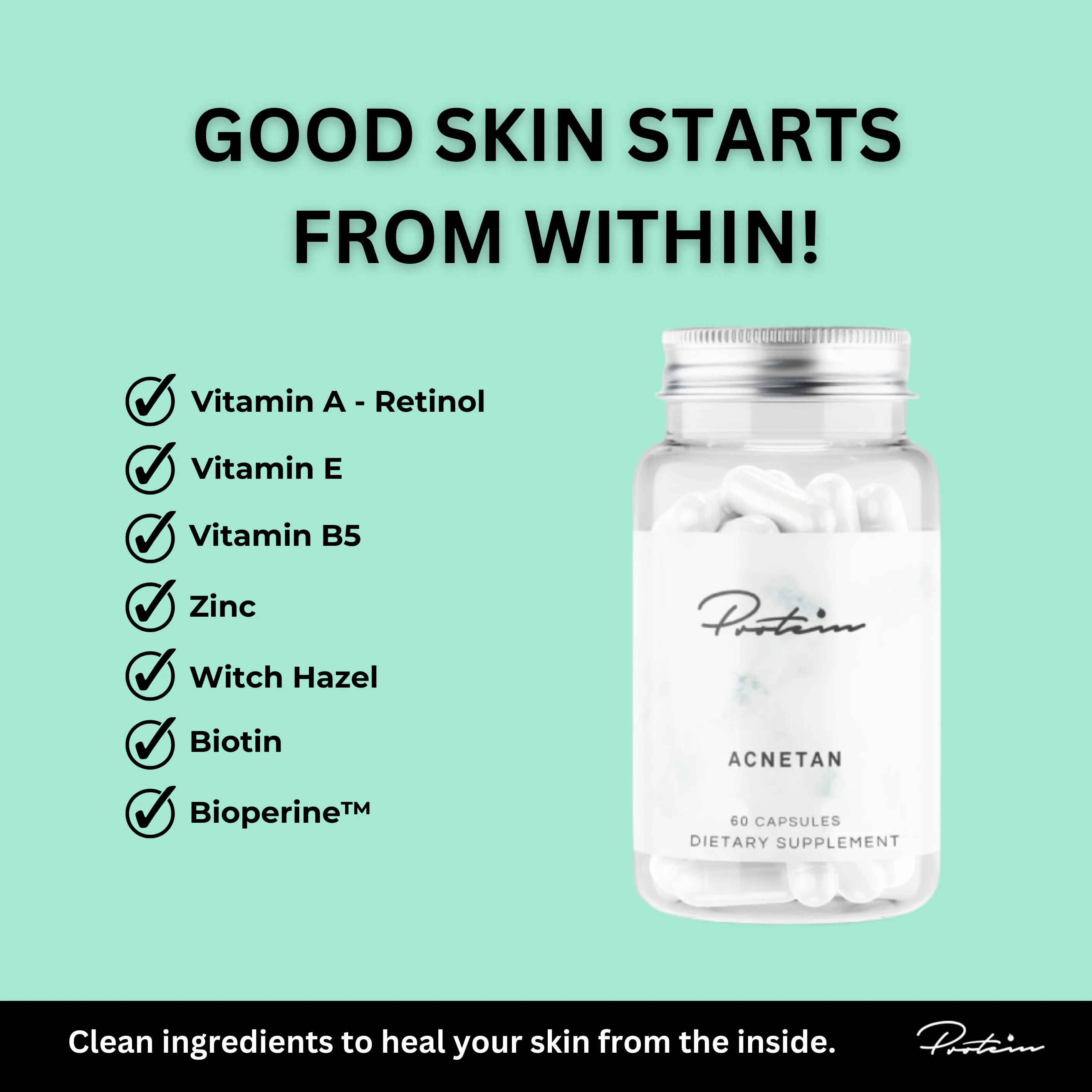 Acnetan | Clear Skin 60 Capsules - Image 9